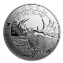 2019 Republic of Ghana 1 oz Silver Great Horn Megaloceros BU 2019 Republic of Ghana 1 oz Silver Great Horn Megaloceros BU